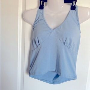 Light Blue Halter Top